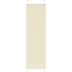 Gardiner & Tillbehör vidaXL Plisserad Persienn Cremefärgad 55x200 cm Tyg Bredd 54,4 cm 55x200cm