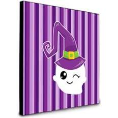 Fibre Wall Decorations Carolines Treasures Halloween Ghost Witch Artwork Panel Wall Decor