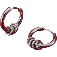 Smycken Shein Ring Decor Hoop Earrings