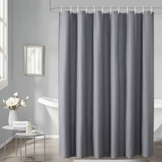 Bathroom Accessories OVZME Berry Grey Shower Curtain Set 72 x 72