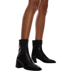 Topshop Nicola Ankle-Boots in Schwarz mit Blockabsatz