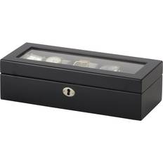 Watch Boxes Symple Stuff George Watch Box Black 8cm H x 29cm W x 12cm D