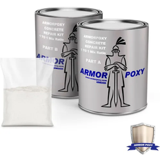 Bricks & Paving Accessories Armorpoxy Fast Setting 2 Gallon Mortar Concrete Crack Repair in Gray