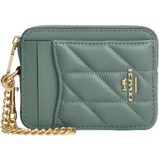 Wallets & Key Holders Coach Zip Card Case - Green