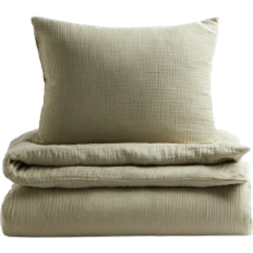 H&M Muslin Set Duvet Cover Green (200x135cm)