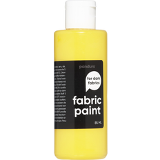 Panduro Fabric Paint 85 ml – gul täckande textilfärg för mörkt tyg