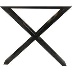 Møbler House Of Sander Krydsstel Sort Til Udendørs 2 Stk Bordben 70.5cm 2stk