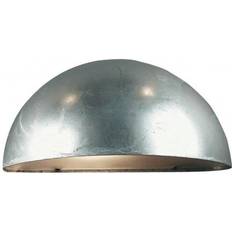 Argento Plafoniere da Parete Nordlux Scorpius Maxi Galvanized Steel Wall Flush Light 27cm