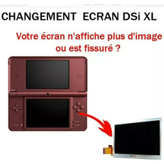 Bottom LCD Screen For Nintendo DSi XL Console