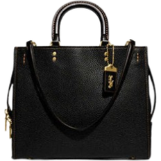 Coach Rogue Bag In Regenerative Leather Brass/black One Size