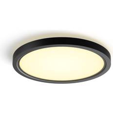 Philips Hue Loftplafonder Philips Hue Tento WA Slim Loftlampe RD S Sort Ø30 Loftplafond ∅ 29.6cm