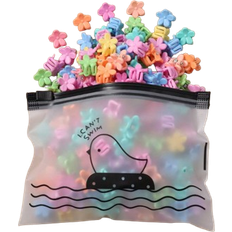 Shein pcs Girls Flower Shaped Hair Clips Set Colorful Butterfly Edge