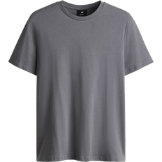 H&M Men Tops H&M Regular Fit Round-neck T-shirt - Grey