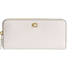 Coach Essential Slim Accordion Zip Wallet - Brass/Chalk