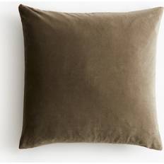 H&M Cotton Velvet 50 x 50 Cushion Cover Green (50x50cm)