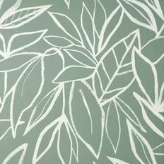 Dunelm Linear Leaf Wallpaper Lilypad Lilypad
