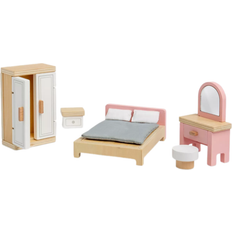 John Lewis Odney Wooden Doll's House Bedroom Furniture Set