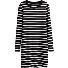 H&M Girls Ribbed Jersey Dress - White