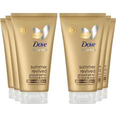 Dove summer revived Dove Derma Spa Face Cream Summer Revived Self Tan 6x75ml Gold