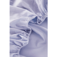 Jotex Zack Percale Mini Spannbettlaken Bio-Qualität Lila Bettlaken Violett (120x60cm)