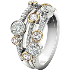 Shein 1pc Gorgeous Cubic Zirconia Ring For Women For Valentine's Day Gift Wedding Party Jewelry