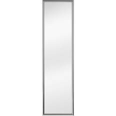 Plastic Wall Mirrors Wayfair Basics Overdoor Full Length - Silver (124 cm H x 34 cm W x 3 cm D) Wall Mirror 34x124cm