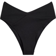 H&M Ladies Black High Waist Cheeky Bikini bottoms