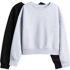 H&M Jente 2-Pack Sweatshirt - Grå