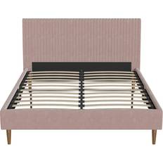 Pink Beds & Mattresses Mr. Kate Upholstered Low Profile Platform Velvet Full