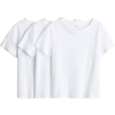 H&M Pojke Vit 3-Pack T-Shirt