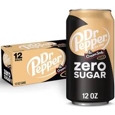 Sugar Free Soda Pop Dr Pepper & Cream Soda Zero Sugar 12pk 12oz 12fl oz 12pack