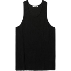 CDLP Black Scoop Neck Tank Top BLACK