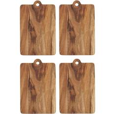 Hanging Loops Chopping Boards Nicolas Vahé Butter 13 x 20 cm Akazie Natur 4er-Set Holz Natur Schneidebrett 4Stk. 20cm