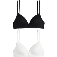 H&M Microfibre Non-Wired Brass - White