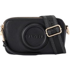 Carvela Crossbody Bags Carvela Women's Cross Body Bag Black Synthetic Mini Roma