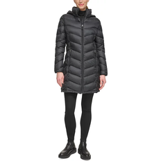Charter Club Women's Packable Hooded Puffer Coat, Created for Macy's Black