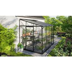 Vitavia Ida 5200 Sort Vægdrivhus 3mm Hærdet Glas