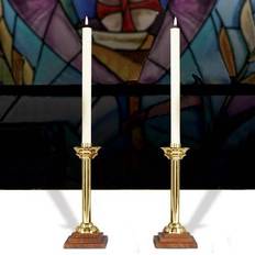 Christian Oxford 10-Inch Candlesticks Set of 2 Candlestick 10" 2pcs