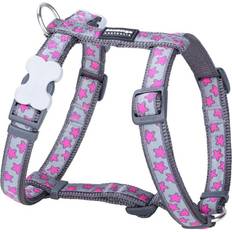 Red Dingo Hundegeschirr On Cool 25-39 cm Rosa Grau