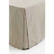 Boligtekstiler H&M Enkelt Sengekappe Beige (200x90cm)