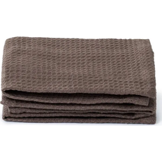 OlsenHome Våfflade Kökshanddukar 28x28 cm 3-pack Valnötsbrun Kökshandduk Brun (28x28cm)