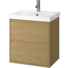 IKEA Kommod M Lådor/Tvättställ/Kran Ekmönstrad 62 x 49 x 69 cm