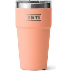 Rambler tumbler Yeti Rambler 20 oz Stackable Tumbler, Stainless Steel, Vacuum Insulated with MagSlider Lid Travel Mug 20fl oz