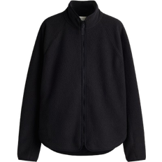 H&M Señoras Chaqueta De Deporte En Borreguito - Negro