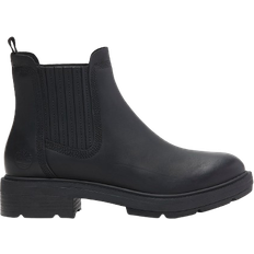 Timberland Brimfield Leather Chelsea Ankle Boots Flat Flat Sustainable - Black