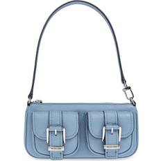 Michael Kors MK Zoe Small Pebbled Leather Pochette - Blue