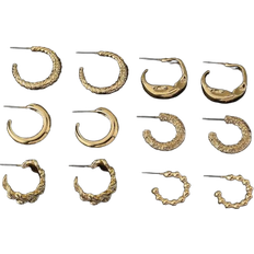 Shein 6pairs Geometric And Creative Design Cold Tone Daily Wear Simple & Delicate Ear Studs Earrings For Women