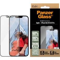 PanzerGlass Screen Protector iPhone 16e 14 13 Pro