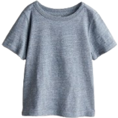 H&M Cotton Jersey T-shirt - Blue Marl (1239088002)
