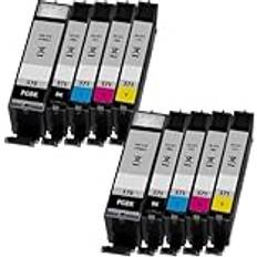 Paket Med 10 Patroner 570/571XL För Canon 570/571 XL Kompatibel Skrivare